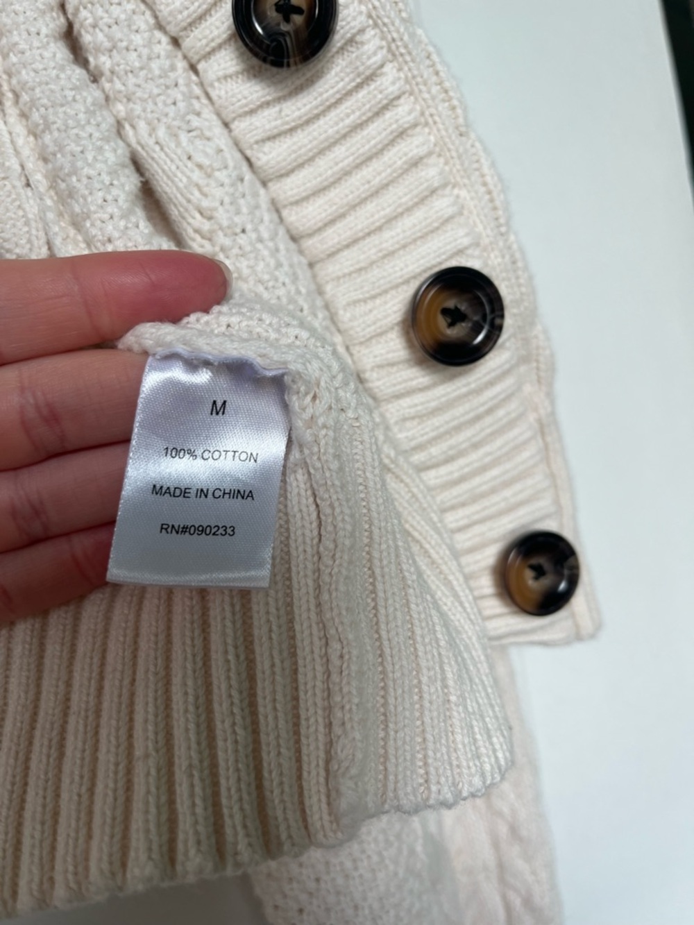 Beverly and Beck Heidi Cable Knit Cardigan - Picture 7 of 7